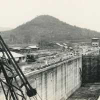 Pedro Miguel Locks, Canal de Panama, Gordon Panoramic Photo Co., vers 1910