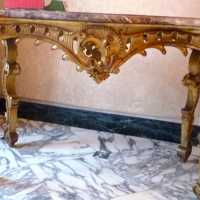 Console – Table de milieu Italie XIXème siècle   Console - middle of XIX century Italy Table