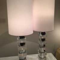 Paire de lampes de Philippe Cheverny 1970