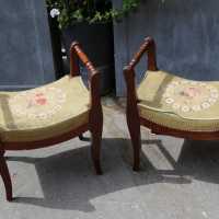 Paire de tabourets époque début XIX
