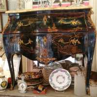 Commode en laque noire, 1920