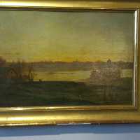 Huile sur toile, fin du XIXème siècle