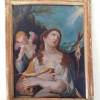 Sainte Marie-madeleine, Huile Sur Cuivre, Flandres, XVIème Siècle