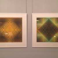 Sérigraphie de Vasarely, série « Gaya », circa 1975
