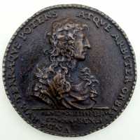 Médaille En Bronze, Toulouse, Canal Du Lanquedoc, Datée 1667, Fonte Originale