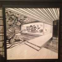 32 dessins d’architecture de l’architecte Villermoze, fin 50 début 60