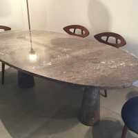 Table de salle à manger d’Angelo Mangiaroti, Italie