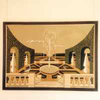 Sérigraphie de Jean Picart Le Doux « le jardin à la française  » années 1950