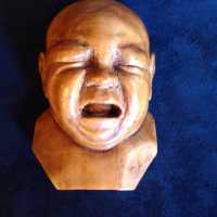 Tête d'enfant qui pleure XIXème siècle, Head of crying child of the 19th century