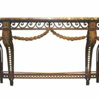 Console style Louis XVI, en fer