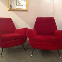 Paire de fauteuils 1950, Italie