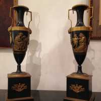 Paire de cassolettes, XIXème siècle