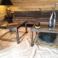 Pair of coffee table, XXème siècle