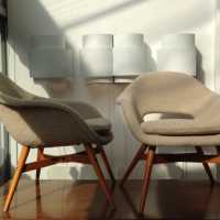 Paire de fauteuils, Miroslav Navratil pour l'éditeur Cesky Nabytek, 1962