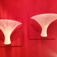 Paire d'appliques Murano, Venini 1983