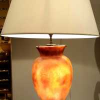 Paire de lampes en albâtre, XXème siècle