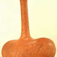 Lampe en terre cuite, XXème siècle