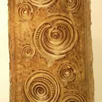 Vase allemand en céramique beige, XXème siècle