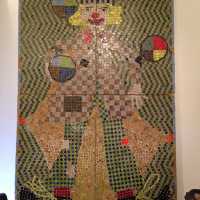 Mosaïque en pâte de verre circa 1970