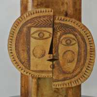 Beau vase en terre chamotée, Roger Capron, 1970