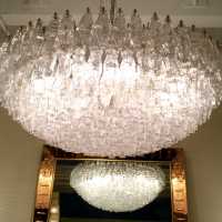 Important lustre de la Maison Venini, vers 1970