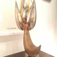 Lampe en bronze, circa 1970