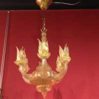 Lustre à six lumières Veronese, circa 1950