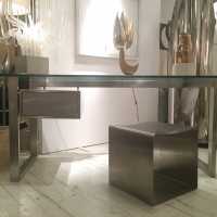 Bureau inox Paul Legeard, circa 1970