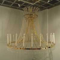 Très grand lustre fin XXème siècle