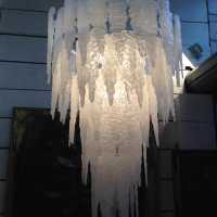 Lustre en verre Murano, circa 1980