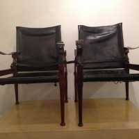 Paire de fauteuils Safari circa 1950
