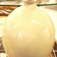 Lampe en céramique blanche circa 1940