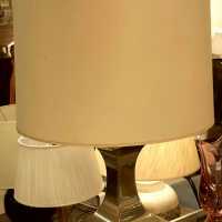 Paire de lampes en métal vers 1970
