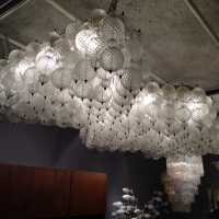 Lustre « Balloton », Venini, composé de 2400 boules, ca 1960