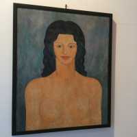 Huile sur toile buste féminin circa 1930
