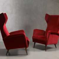 Paire de fauteuils Italie circa 50