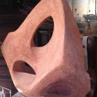 Sculpture terre chamottée circa 1960