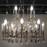 Lustre Sciolari à douze feux circa 1960