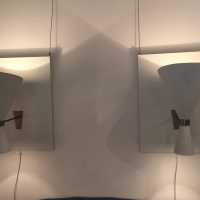 Paires de grandes appliques stilnovo 1950