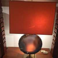Lampe agate Willy Daro, XXème siècle