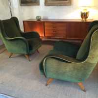 Paire de fauteuils 1950