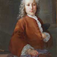 Peinture XVIII ème « Portrait de jeune homme »