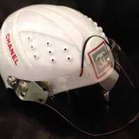 Chanel climbing helmet, made by Casco, Germany, limited edition circa 2000.