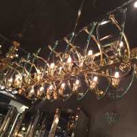 Suspension Crystal Arte, Italie circa 1960