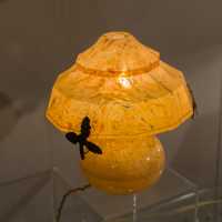 Petite lampe rhodoïd, de style Art nouveau, France, ca 1910-20