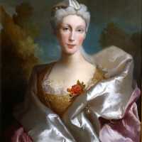 Portrait De Jeune Femme époque XVIIIème Siècle