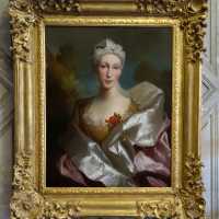 Portrait De Jeune Femme époque XVIIIème Siècle