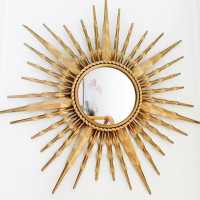 Miroir Soleil Chaty Vallauris des années 1950