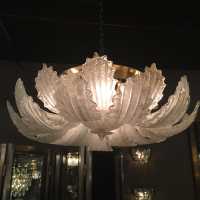 Paire de plafonniers Murano circa 50