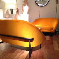Deux sofas modèle 115 de Theo Ruth pour Artifort, Pays-Bas, 1959